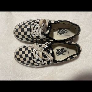 Checkered Authentic vans